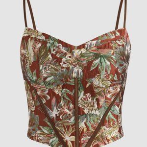 Brown wet and wild corset top. Never worn!